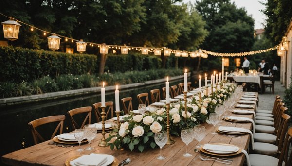 Location de déco guinguette chic : l'élégance de vos évènements